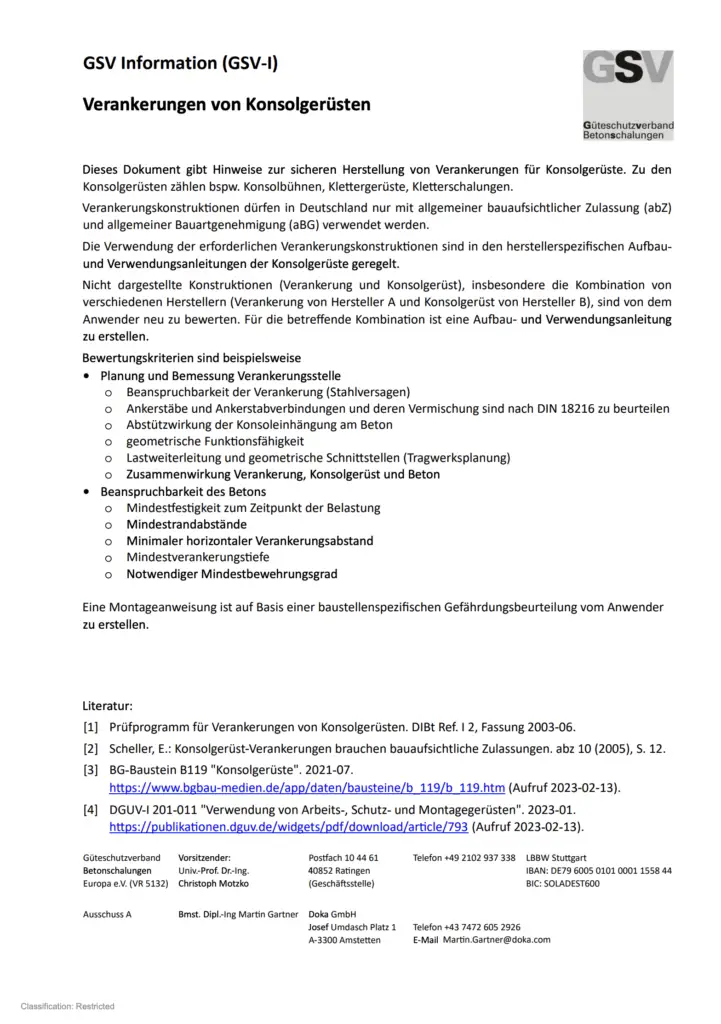 GSV Information 2