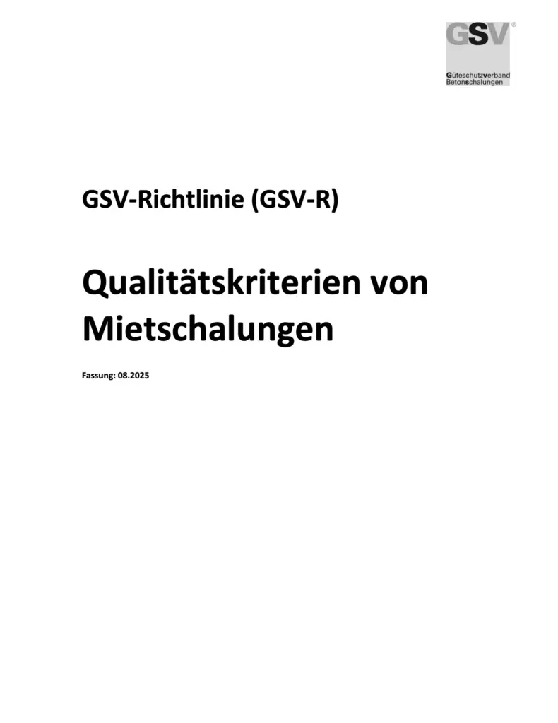 GSV-Richtlinie